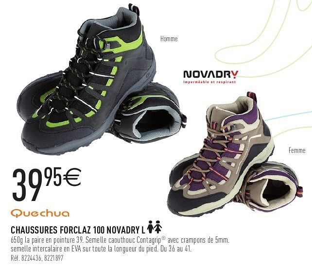 Novadry chaussures hot sale