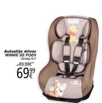 Winnie The Pooh Siege Auto Driver Winnie L Ourson En Promotion Chez Cora