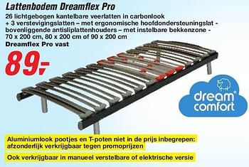 Corroderen Besmettelijke ziekte Biscuit Dream Comfort Lattenbodem dreamflex pro - Promotie bij Makro