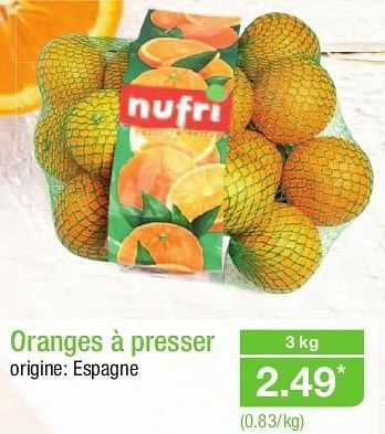 Promotions Oranges à presser - Produit maison - Aldi - Valide de 08/05/2013 à 14/05/2013 chez Aldi