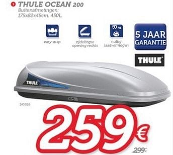 Promoties Thule ocean 200 - Thule - Geldig van 13/05/2013 tot 12/06/2013 bij Auto 5
