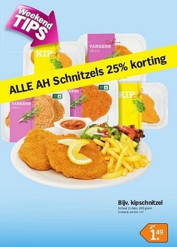 Promoties Kipschnitzel - Huismerk - Albert Heijn - Geldig van 13/05/2013 tot 20/05/2013 bij Albert Heijn