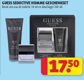 Promoties Guess seductive homme geschenkset - Guess - Geldig van 14/05/2013 tot 26/05/2013 bij Kruidvat