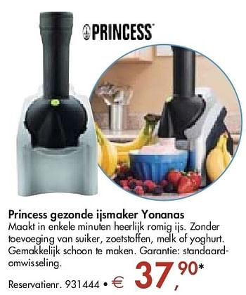 Princess gezonde ijsmaker yonanas - Promotie ColliShop