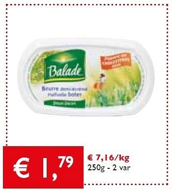 Promoties Balade boter - Balade - Geldig van 23/05/2013 tot 04/06/2013 bij Prima