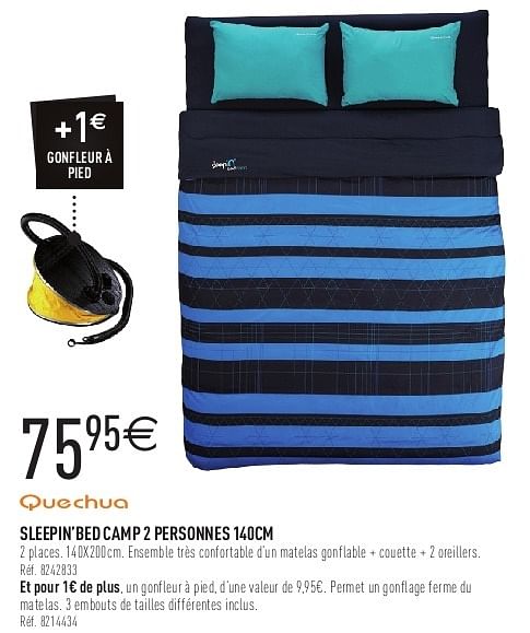 Matelas sleepin bed discount decathlon