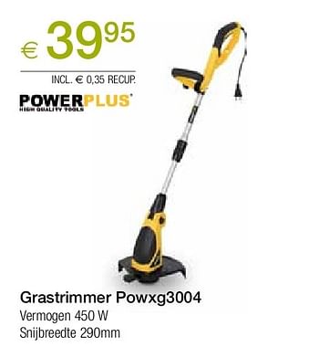 Promoties Powerplus grastrimmer powxg3004 - Powerplus - Geldig van 27/05/2013 tot 24/06/2013 bij Euro Shop