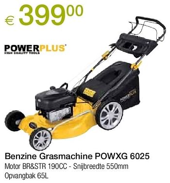 Promoties Powerplus benzine grasmachine powxg 6025 - Powerplus - Geldig van 27/05/2013 tot 24/06/2013 bij Euro Shop