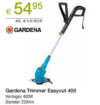 Promoties Gardena trimmer easycut 400 - Gardena - Geldig van 27/05/2013 tot 24/06/2013 bij Euro Shop