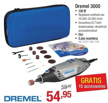 Promoties Dremel 3000 - Dremel - Geldig van 27/05/2013 tot 22/06/2013 bij Group Meno