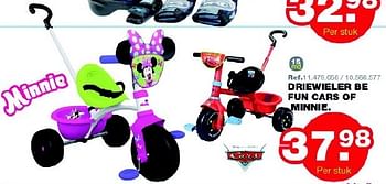 Minnie Mouse Driewieler be fun cars of minnie Promotie bij Maxi