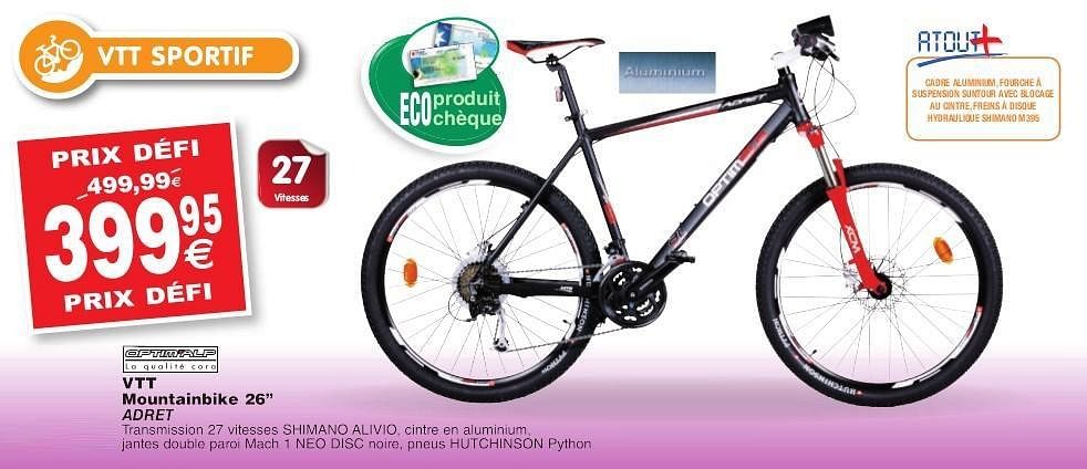 Vtt discount optimalp adret