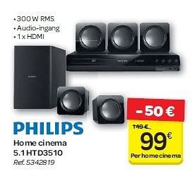 Philips Philips home cinema 5.1 htd3510 Promotie Carrefour