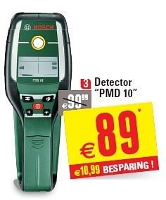 Promoties Detector pmd 10 - Bosch - Geldig van 29/05/2013 tot 10/06/2013 bij Brico