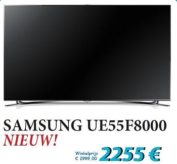 Promotions Samsung ue55f8000 - Samsung - Valide de 01/06/2013 à 30/06/2013 chez Elektro Koning