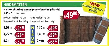 Promoties Heidematten - Huismerk - Bouwcenter Frans Vlaeminck - Geldig van 10/06/2013 tot 30/06/2013 bij Bouwcenter Frans Vlaeminck