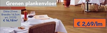 Promoties Grenen plankenvloer - Huismerk - Woodtex - Geldig van 12/06/2013 tot 31/08/2013 bij Woodtex