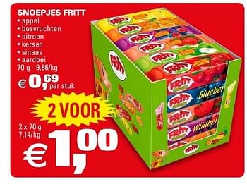 Fritt Snoepjes fritt - Promotie bij C&B