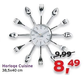 Promoties Horloge cuisine - Huismerk - Leen Bakker - Geldig van 12/06/2013 tot 25/06/2013 bij Leen Bakker