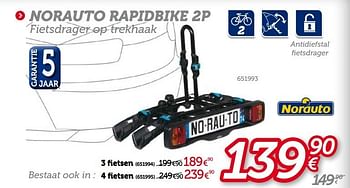 Promoties Norauto rapidbike 2p - Norauto - Geldig van 13/06/2013 tot 11/07/2013 bij Auto 5