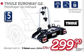 Promoties Thule euroway g2 - Thule - Geldig van 13/06/2013 tot 11/07/2013 bij Auto 5