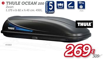 Promoties Thule ocean 200 - Thule - Geldig van 13/06/2013 tot 11/07/2013 bij Auto 5