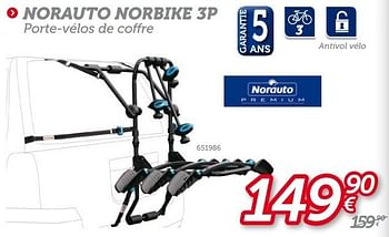 Promotions Norauto norbike 3p - Norauto - Valide de 13/06/2013 à 11/07/2013 chez Auto 5
