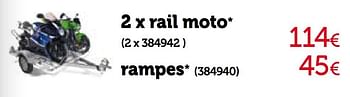 Promotions 2x rail moto - Norauto - Valide de 13/06/2013 à 11/07/2013 chez Auto 5