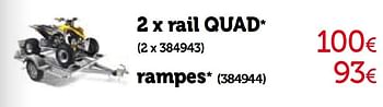 Promotions 2x rail quad - Norauto - Valide de 13/06/2013 à 11/07/2013 chez Auto 5