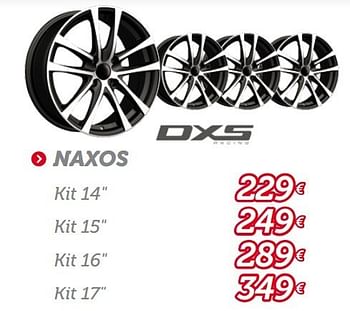Promoties Naxos - DXS Racing - Geldig van 13/06/2013 tot 11/07/2013 bij Auto 5