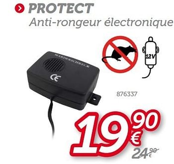 Promotions Protect anti rongeur electronique - Produit maison - Auto 5  - Valide de 13/06/2013 à 11/07/2013 chez Auto 5