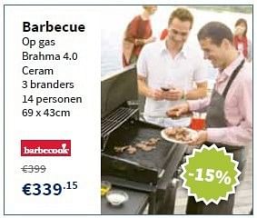 Promoties Barbecue op gas - Barbecook - Geldig van 13/06/2013 tot 30/06/2013 bij Cevo Market