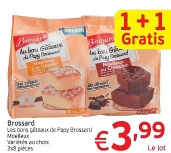 Promotions Brossard les bons gateaux de papy brossard moelleux - Brossard - Valide de 18/06/2013 à 23/06/2013 chez Intermarche