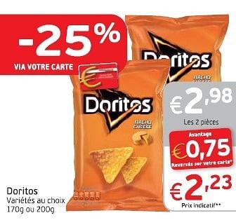 Promoties Doritos - Doritos - Geldig van 18/06/2013 tot 23/06/2013 bij Intermarche