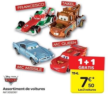 Promoties Assortiment de voitures - Cars - Geldig van 19/06/2013 tot 24/06/2013 bij Carrefour