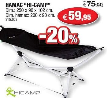 Promoties Hamac hi-camp - Hicamp - Geldig van 19/06/2013 tot 30/06/2013 bij Hubo