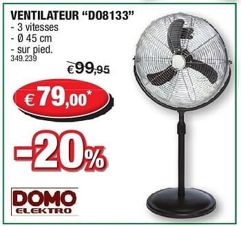Promotions Ventilateur colonne do8120 - Domo elektro - Valide de 19/06/2013 à 30/06/2013 chez Hubo