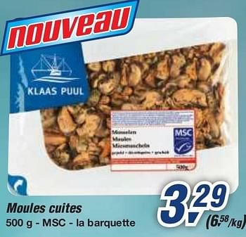 Promoties Moules cuites - Klaas Puul - Geldig van 19/06/2013 tot 29/06/2013 bij Makro