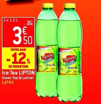 Promoties Ice tea lipton - Lipton - Geldig van 19/06/2013 tot 25/06/2013 bij Match Food & More