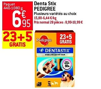 Promoties Denta stix pedigree - Pedigree - Geldig van 19/06/2013 tot 25/06/2013 bij Match Food & More