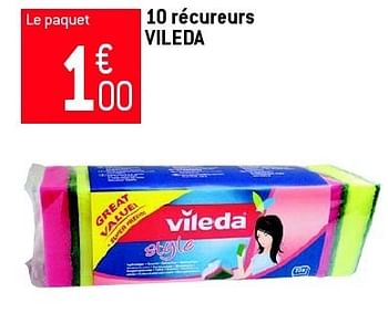Promotions 10 récureurs vileda - Vileda - Valide de 19/06/2013 à 25/06/2013 chez Match Food & More