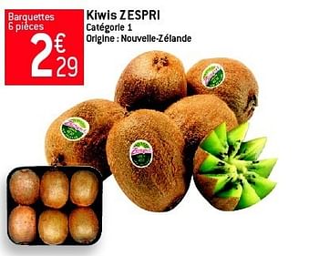 Promotions Kiwis zespri - Zespri - Valide de 19/06/2013 à 25/06/2013 chez Match
