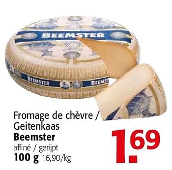 Promotions Fromage de chèvre beemster - Beemster - Valide de 19/06/2013 à 25/06/2013 chez Alvo