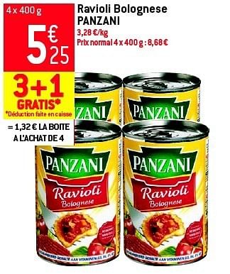 Promoties Ravioli bolognese panzani - Panzani - Geldig van 19/06/2013 tot 25/06/2013 bij Match