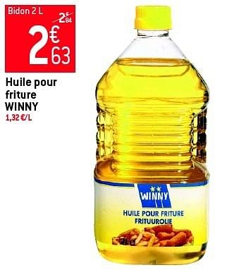 Promoties Huile pour friture winny - Winny - Geldig van 19/06/2013 tot 25/06/2013 bij Match