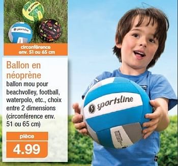 Promoties Ballon en néoprène - Huismerk - Aldi - Geldig van 19/06/2013 tot 25/06/2013 bij Aldi