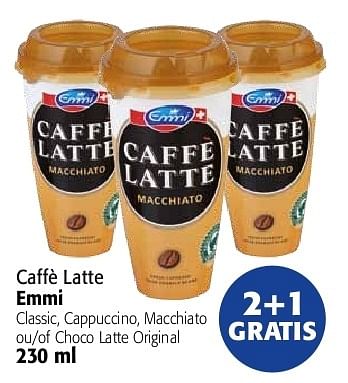 Promoties Caffè latte emmi - Emmi - Geldig van 19/06/2013 tot 02/07/2013 bij Alvo