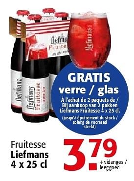 Promoties Fruitesse liefmans - Liefmans - Geldig van 19/06/2013 tot 02/07/2013 bij Alvo