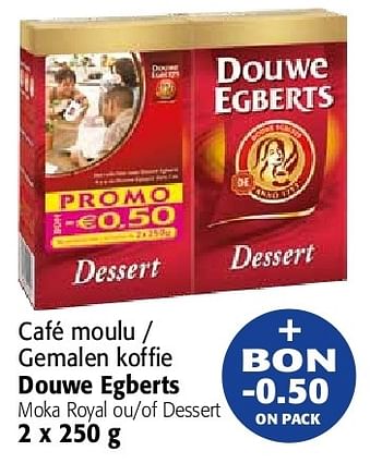 Promotions Café moulu douwe egberts - Douwe Egberts - Valide de 19/06/2013 à 02/07/2013 chez Alvo
