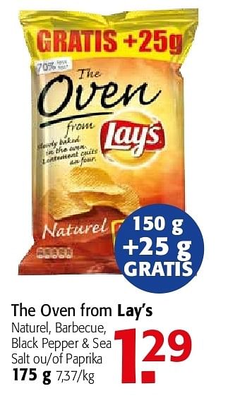 Promotions The oven from lay’s - Lay's - Valide de 19/06/2013 à 02/07/2013 chez Alvo